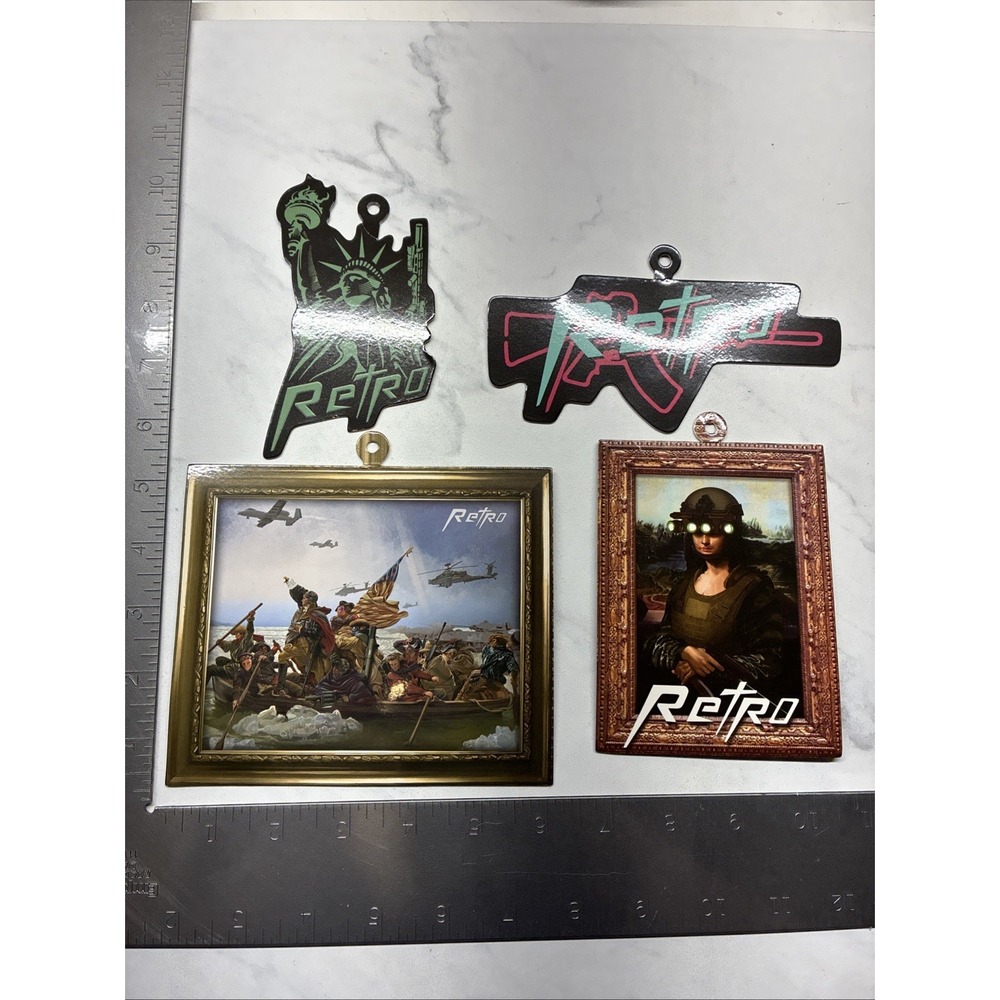 Retro Rifle Sticker Lot 4